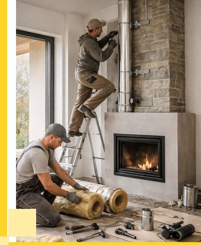 Монтаж дымоходов для каминов в Кизилюрте от 15489 р. ЭриданКзт