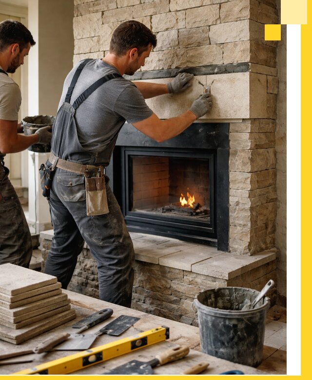 Проектирование и установка открытых каминов в Кизилюрте