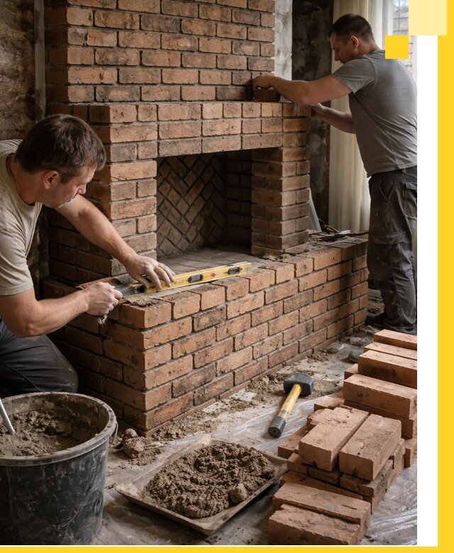 Изготовление и установка кирпичных каминов в Кизилюрте