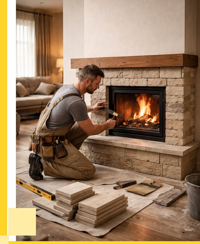 Строительство каминов в Кизилюрте от 154890 р., ЭриданКзт - под ключ