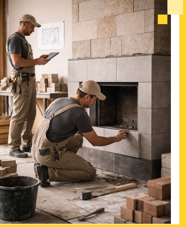 Индивидуальные проекты каминов и каминных систем в Кизилюрте