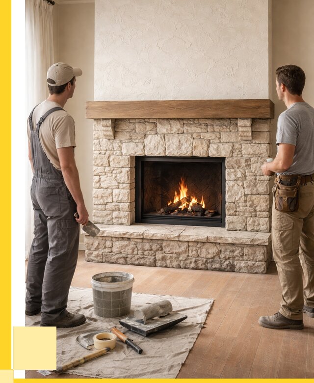 Отделка каминов в Кизилюрте от 6712 р. под ключ | ЭриданКзт