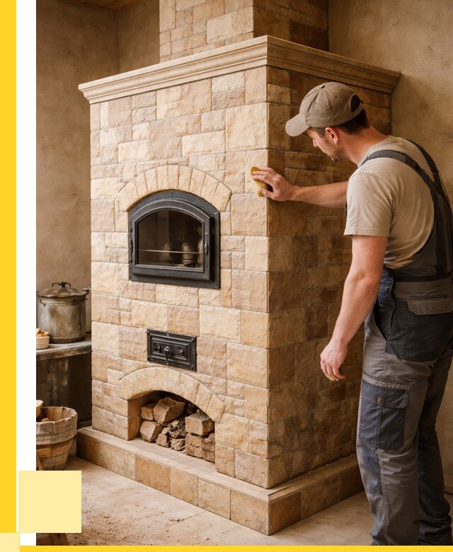 Облицовка печей в Кизилюрте от 4647 р. под ключ | ЭриданКзт