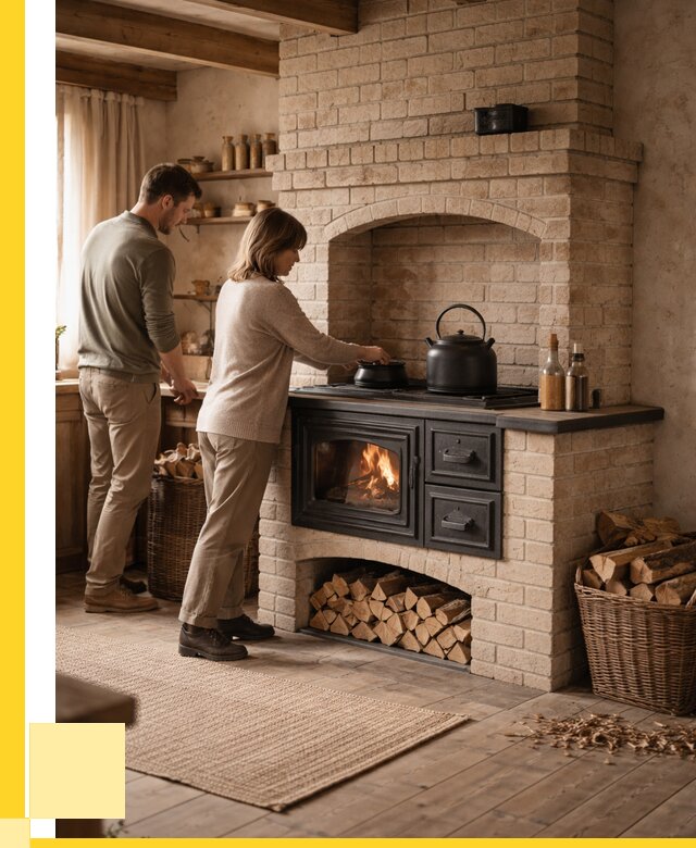 Печи с плитой в Кизилюрте от 46467 р. | ЭриданКзт — кирпичная печь