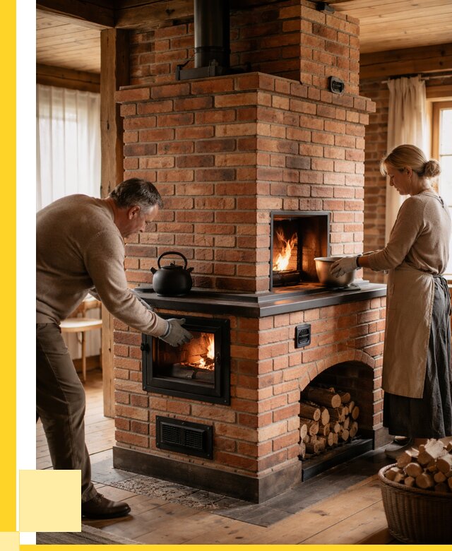 Печи для загородного дома под ключ в Кизилюрте от 82608 р. | ЭриданКзт