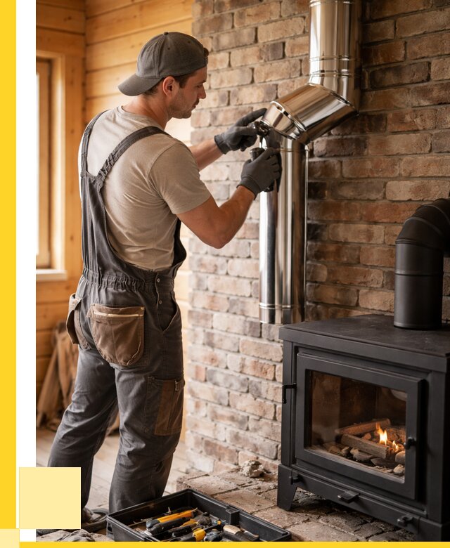 Монтаж дымоходов для печей в Кизилюрте от 7745 р. | ЭриданКзт