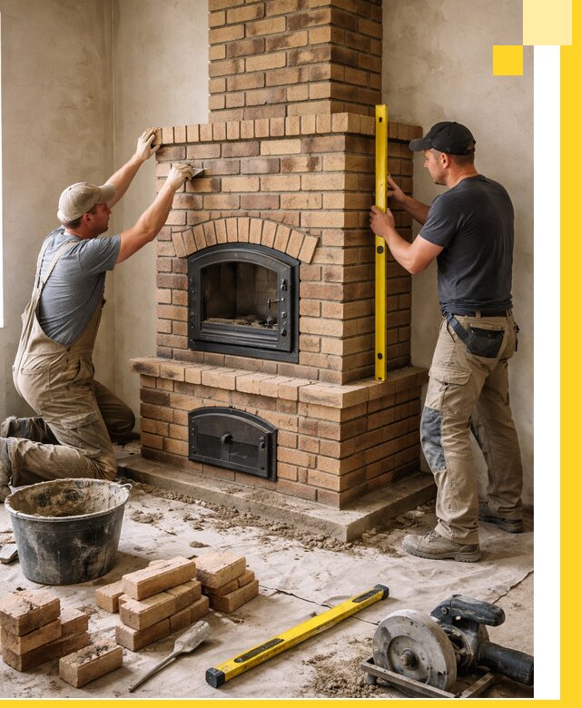 Продажа и установка печей и каминов для дома под ключ в Кизилюрте