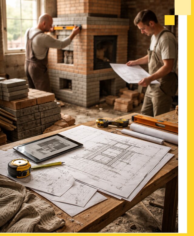 Проекты печей и каминов с индивидуальным дизайном в Кизилюрте