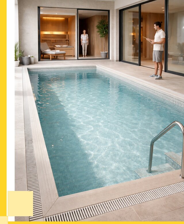 Отделка бассейна пленкой ПВХ в Кизилюрте от 3614 р. - ЭриданКзт