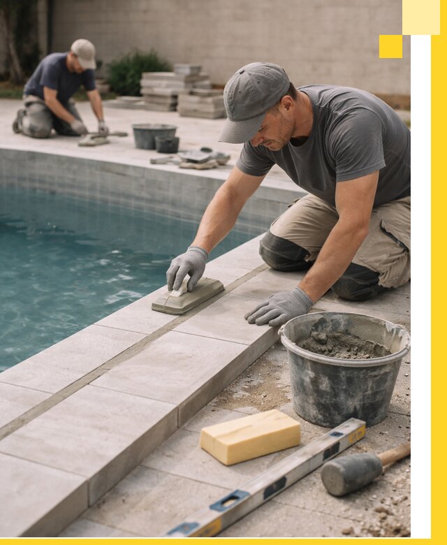 Отделка бассейнов в Кизилюрте: декоративная отделка и гидроизоляция