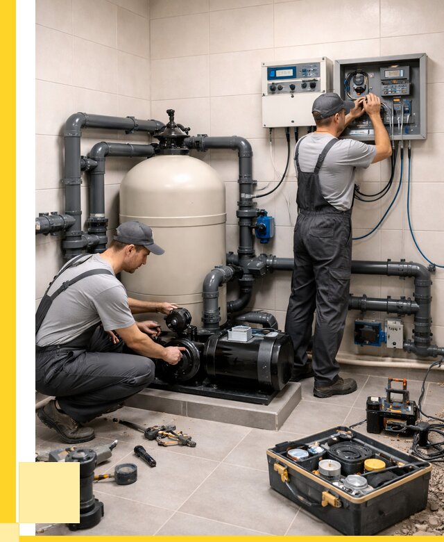 Монтаж оборудования для бассейнов в Кизилюрте от 41304 р. | ЭриданКзт