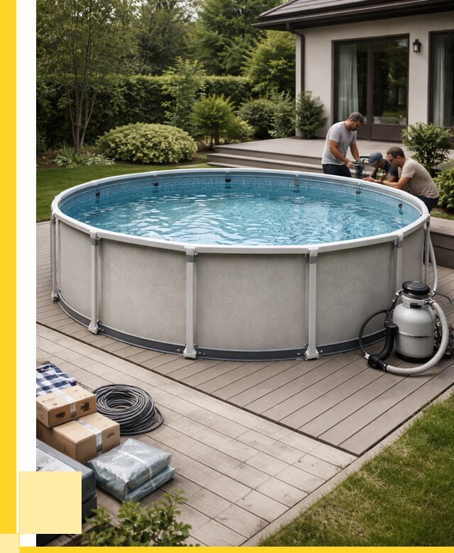 Купить каркасные бассейны в Кизилюрте от 46467 р. | ЭриданКзт