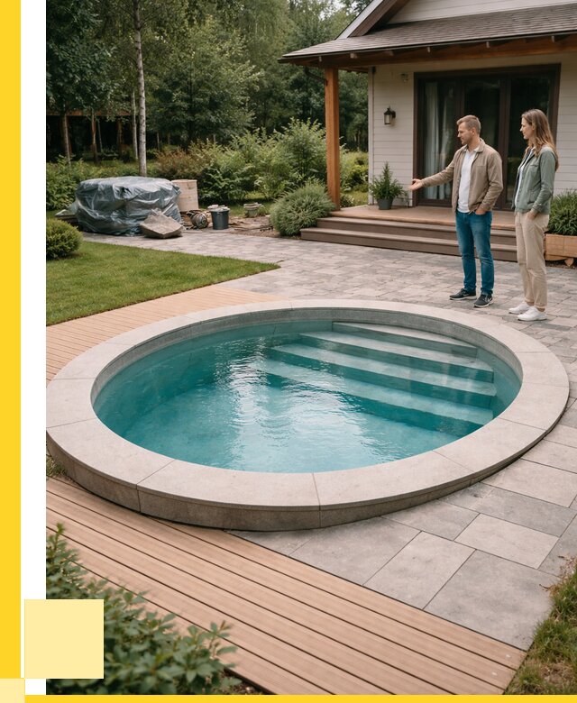 Бассейн на даче под ключ в Кизилюрте от 206520 р., ЭриданКзт