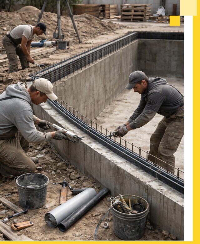 Качественный монтаж чаши бассейна в Кизилюрте под ключ с гарантией