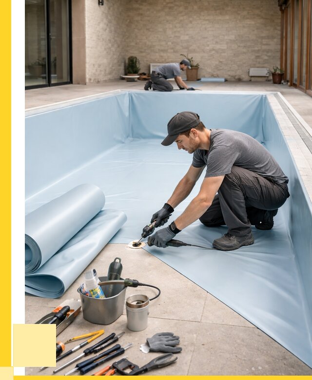 Пленка ПВХ для бассейнов в Кизилюрте от 2582 р. | ЭриданКзт