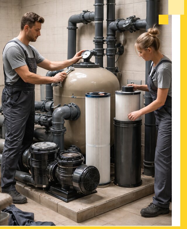 Фильтры и системы фильтрации для бассейнов в Кизилюрте