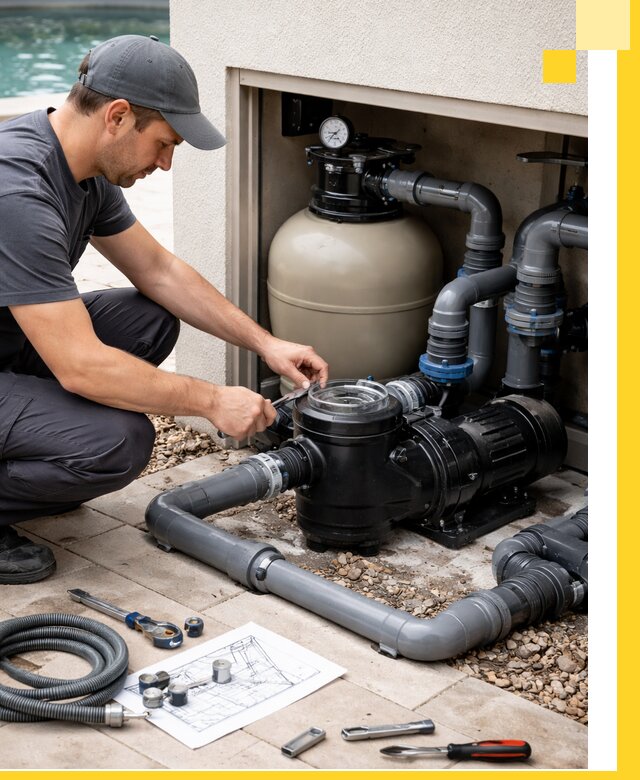 Поставка, монтаж и сервис насосов для бассейнов в Кизилюрте