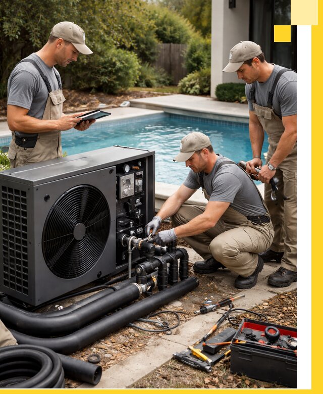 Проектирование и установка тепловых насосов для бассейнов в Кизилюрте