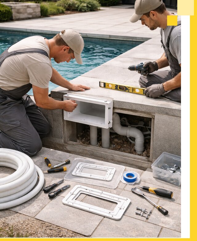 Поставка и установка скиммеров для бассейнов в Кизилюрте