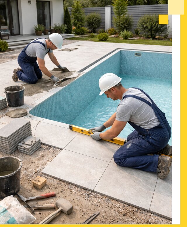 Строительство и монтаж плавательных бассейнов под ключ в Кизилюрте