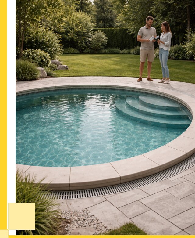 Круглые каркасные бассейны купить в Кизилюрте от 258150 р. | ЭриданКзт