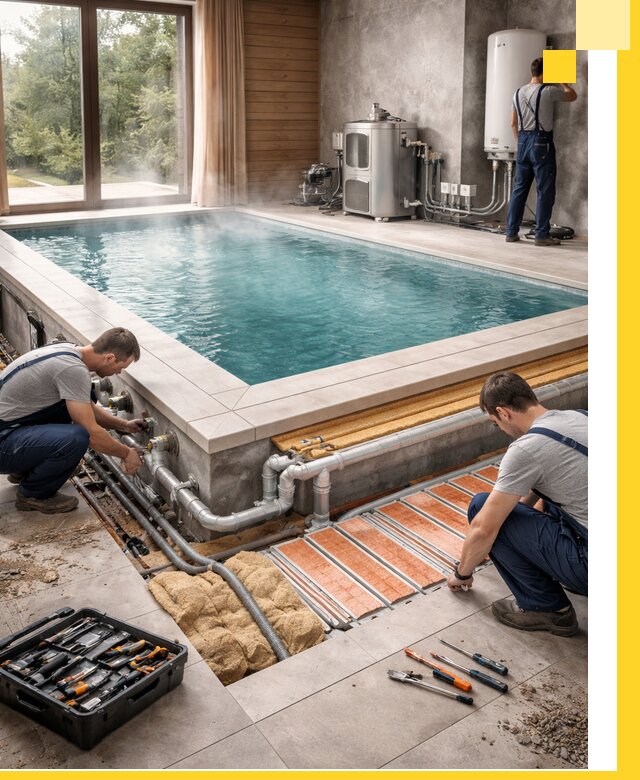 Проектирование и строительство тёплых бассейнов в Кизилюрте