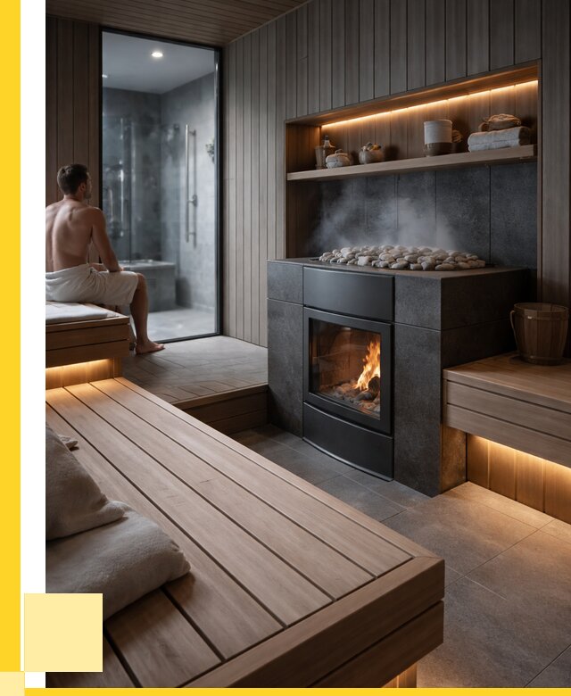 Проект сауны в частном доме в Кизилюрте от 36141 р. | ЭриданКзт