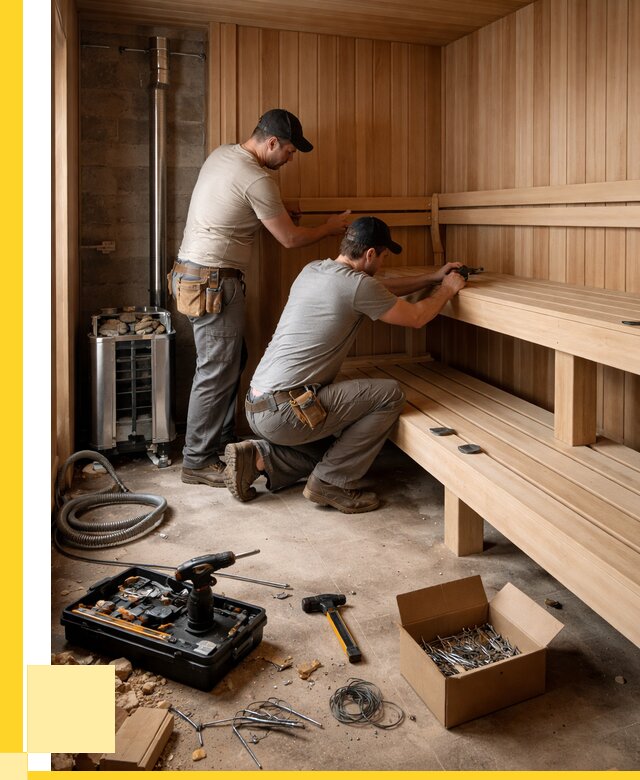 Монтаж саун под ключ в Кизилюрте от 123912 р. | ЭриданКзт