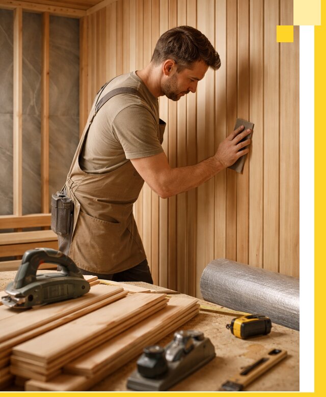 Профессиональная отделка саун и парных под ключ в Кизилюрте