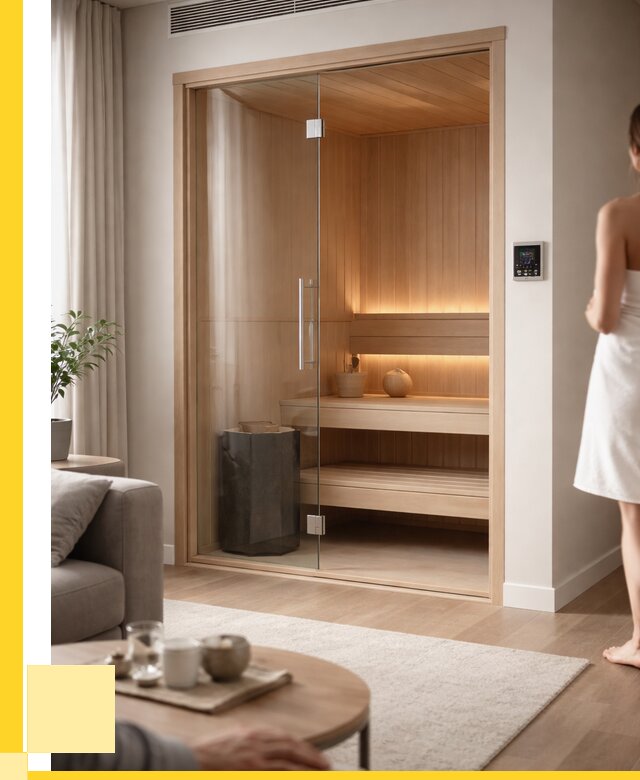 Сауна в квартире под ключ в Кизилюрте от 123912 р. ЭриданКзт