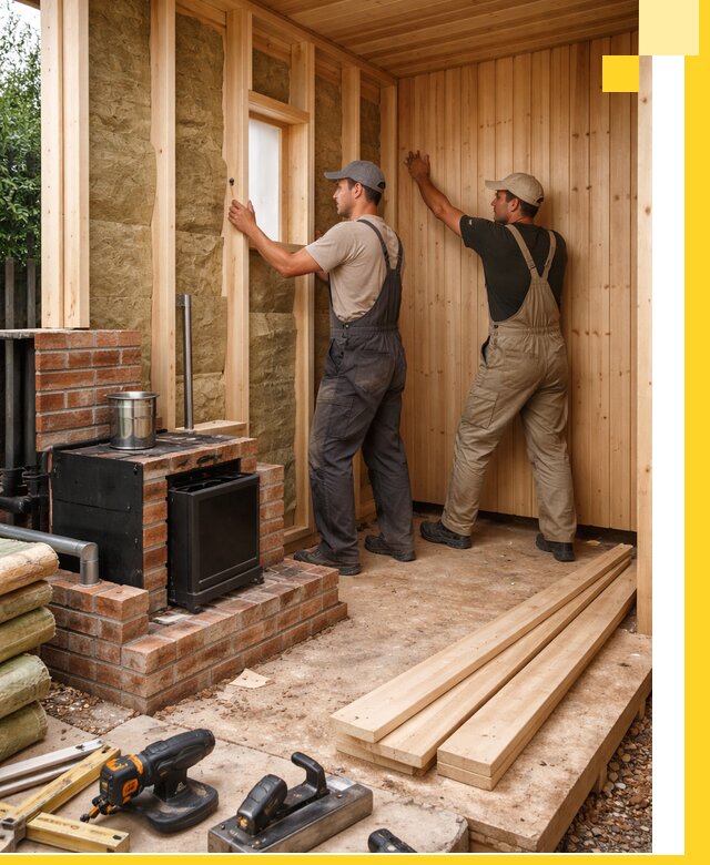 Строительство и установка дачных саун под ключ в Кизилюрте