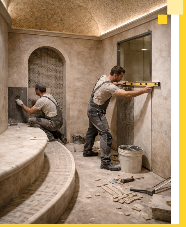 Проектирование и строительство саун с хамамом под ключ в Кизилюрте