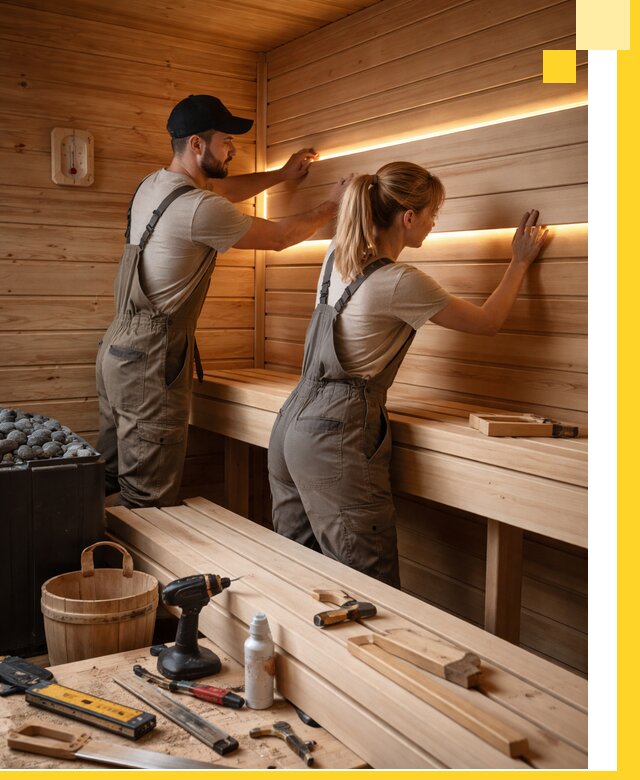 Дизайн саун и бань под ключ с индивидуальным проектом в Кизилюрте