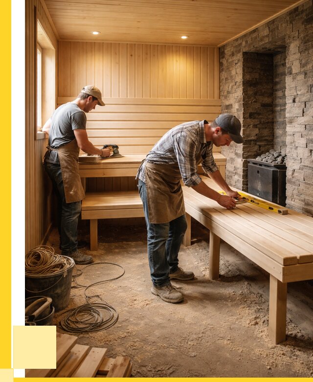 Отделка бани в Кизилюрте: внутренняя отделка от 3098 р. | ЭриданКзт