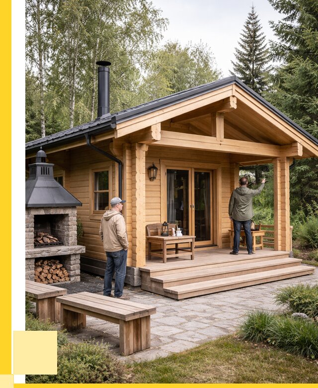 Деревянные бани под ключ в Кизилюрте от 464670 р. | ЭриданКзт