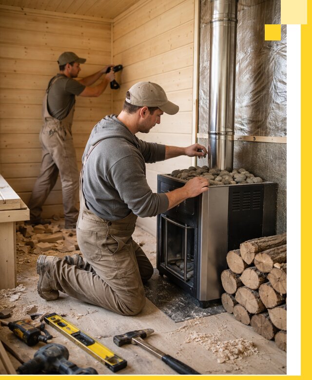 Строительство деревянных бань под ключ в Кизилюрте проекты и монтаж