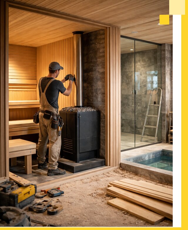 Полное строительство банных комплексов под ключ в Кизилюрте