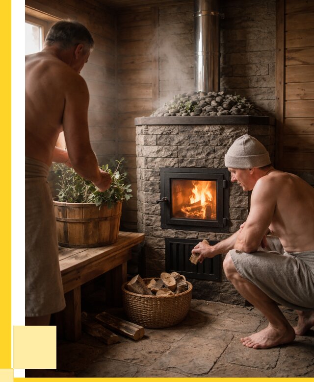 Банные печи под ключ в Кизилюрте от 46467 р. | ЭриданКзт кирпичная