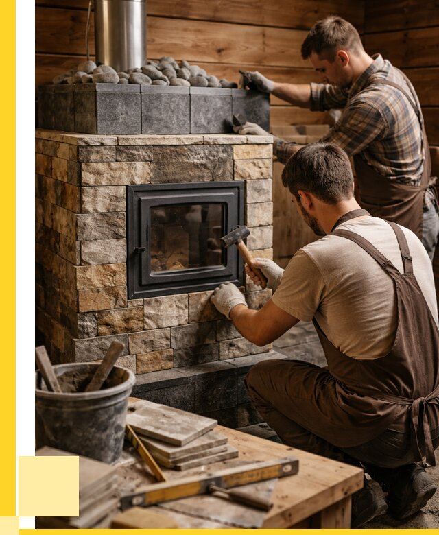 Облицовка банной печи в Кизилюрте от 15489 р. | ЭриданКзт