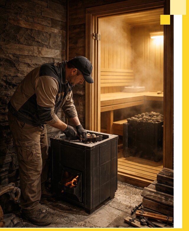 Строительство бани с сауной под ключ в Кизилюрте от проекта до сдачи