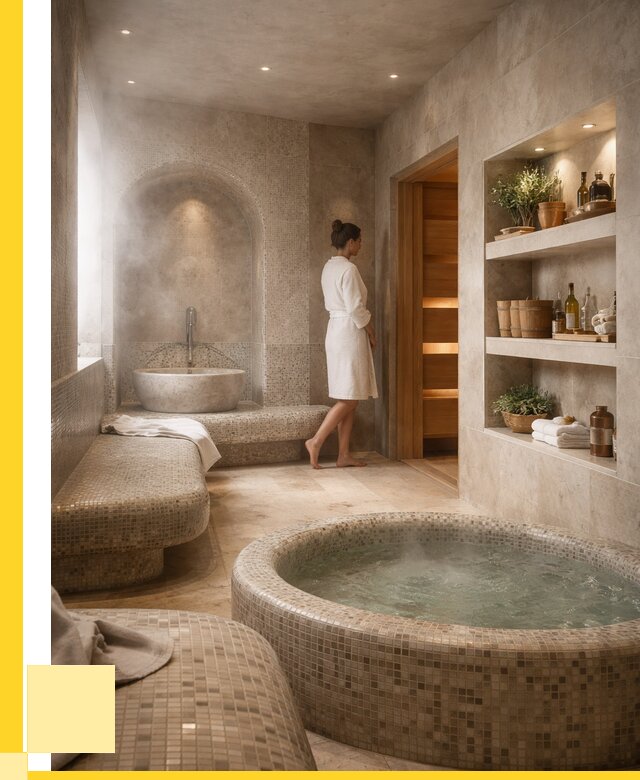 Строительство бани с хамамом в Кизилюрте от 774450 р. | ЭриданКзт