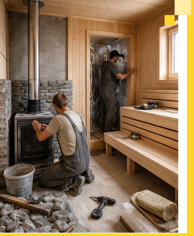 Строительство и изготовление бань под ключ в Кизилюрте