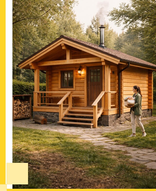 Купить баню под ключ в Кизилюрте от 671190 р. | ЭриданКзт