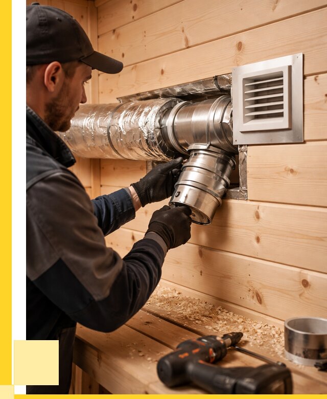 Монтаж вентиляции бани в Кизилюрте от 12391 р. | ЭриданКзт