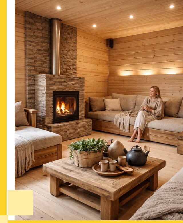 Проект бани с комнатой отдыха в Кизилюрте от 36141 р. | ЭриданКзт