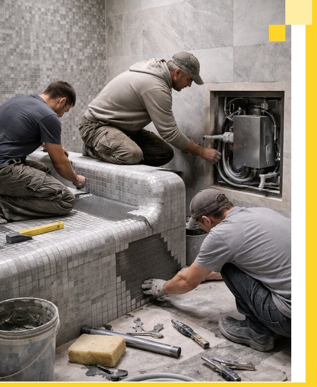 Проекты хамамов под ключ в Кизилюрте и дизайн и строительство