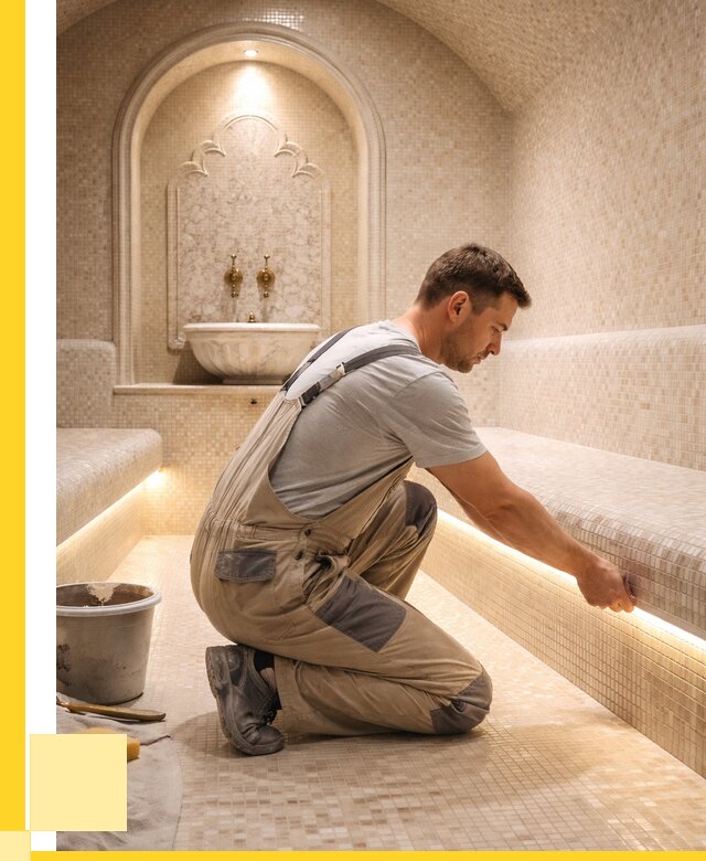 Отделка хамамов под ключ в Кизилюрте от 5679 р. | ЭриданКзт