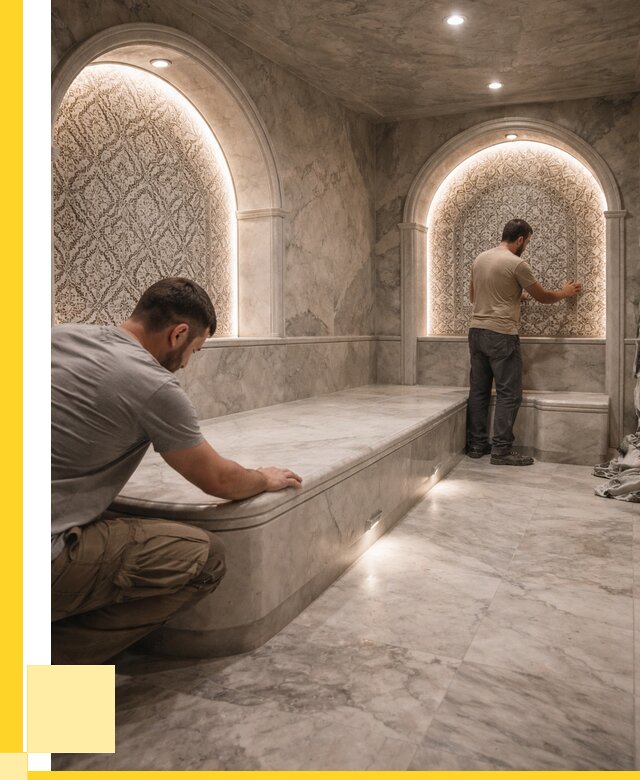 Турецкие бани под ключ в Кизилюрте от 258150 р. | ЭриданКзт