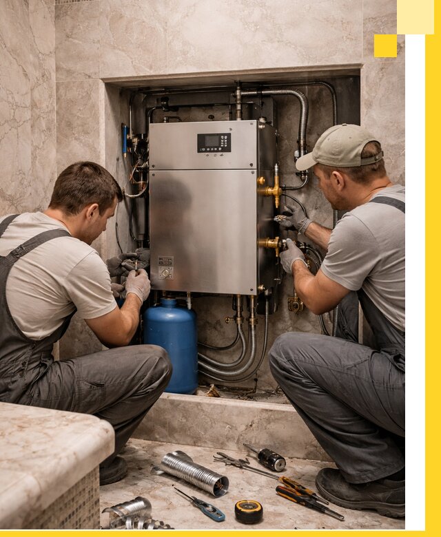 Продажа и установка парогенераторов для хамама в Кизилюрте